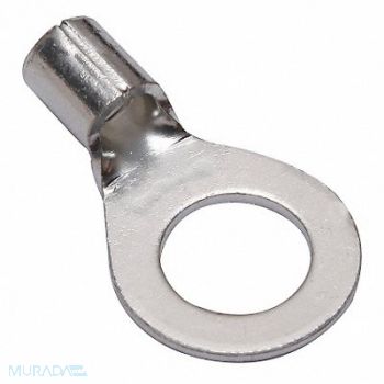 BURNDY Ring Terminal Bare 8 AWG 8 AWG PK10, 30XT37