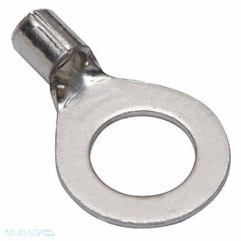 BURNDY Ring Terminal Bare 8 AWG 8 AWG PK10, 30XT38