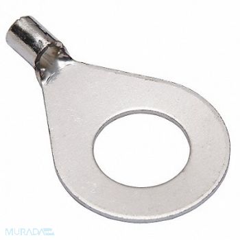 BURNDY Ring Terminal Bare 8 AWG 8 AWG PK10, 30XT39