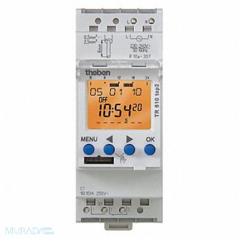 THEBEN Electr. Timer Din Rail 24Hr/7D 1 Chn., 30YH13