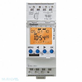 THEBEN Electr Timer Din Rail 24Hr/7D 1Chn 84Mem, 30YH19