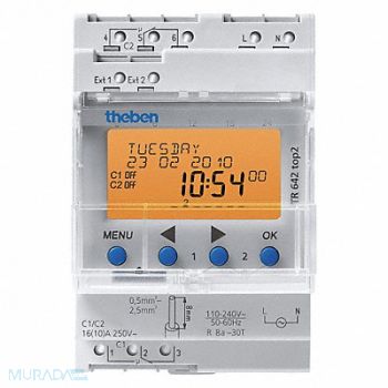 THEBEN Electr Timer Din Rail 365 Day Astro 2Chn, 30YH31