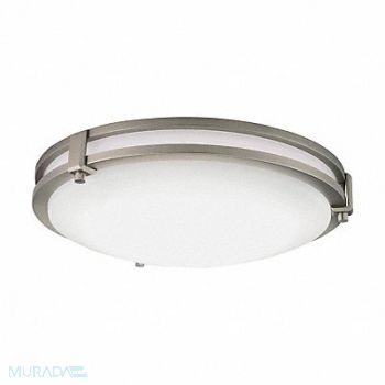 LITHONIA LIGHTING RndLEDMnt 12.5in 4000K 1100lm Nckl Stl, 30YT56