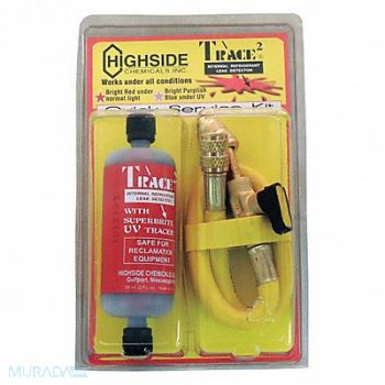 HIGHSIDE Trace2 Red Penetrant Dye Quick Svc Kit, 30ZY92