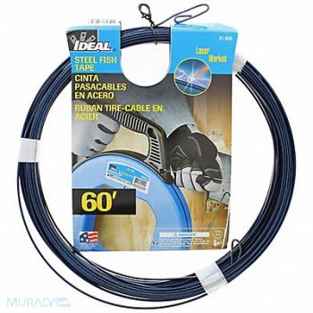 IDEAL Fish Tape 1/8 In x 60 ft Carbon Steel, 31AD46