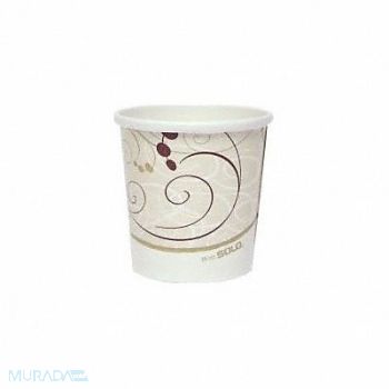 GRAINGER APPROVED Soup Container 16 oz 2 7/8 in Dia PK500, 12L822