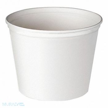 GRAINGER APPROVED Disp Carry-Out Ctnr 165 oz WH PK100, 39E393