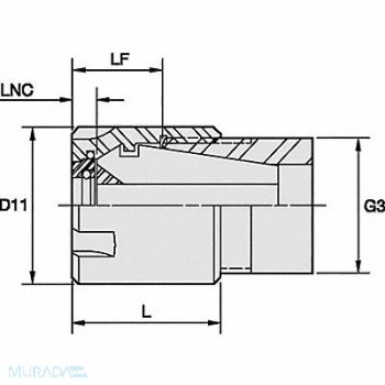 ERICKSON Shrink Fit Tool Holder U3 HSK63F, 313WK4