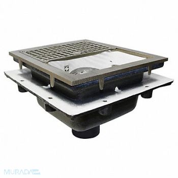 JAY R. SMITH MFG. CO Floor Drain Cast-Iron No Hub, 38VC45