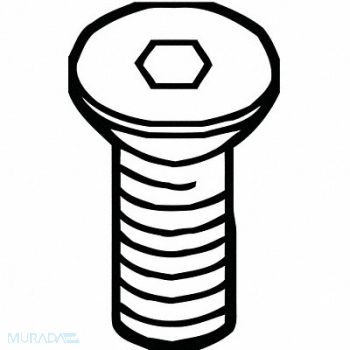 ERICKSON Spare Part SCR S111 4-40 X 3/8 FHCS, 314JR9