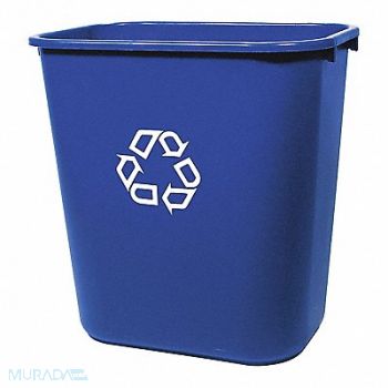 RUBBERMAID COMMERCIAL PRODUCTS Container Recycle Deskside, 315F62