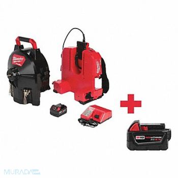 MILWAUKEE Drain Gun Kit 18.0V 100 ft Max Run, 317D98