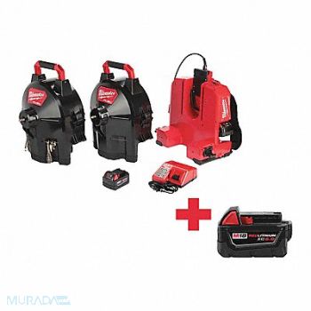 MILWAUKEE Drain Gun Kit 18.0V 100 ft Max Run, 317D99