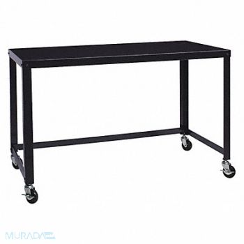 SPACE SOLUTIONS SOHO Mobile Desk 48 W Black, 317Z60