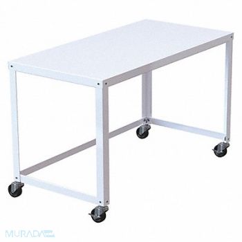 SPACE SOLUTIONS SOHO Mobile Desk 48 W White, 317Z61