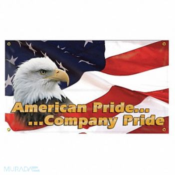 ACCUFORM Safety Banner 28in x 48in Poly Sheeting, 31A697