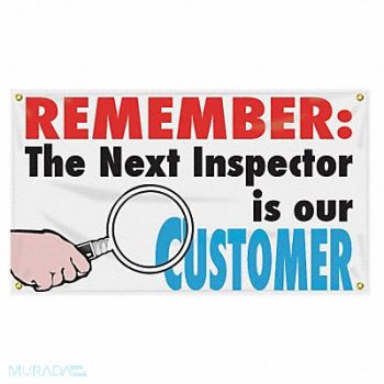 ACCUFORM Safety Banner 28in x 48in Poly Sheeting, 31A699