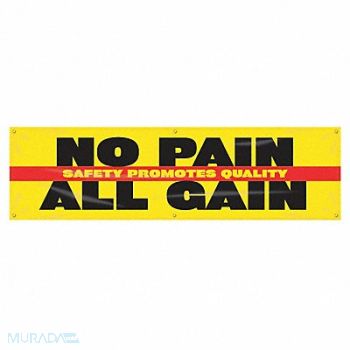 ACCUFORM Safety Banner 28in x 96in Poly Sheeting, 31A708