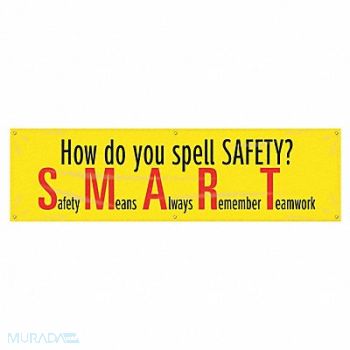 ACCUFORM Safety Banner 28in x 96in Poly Sheeting, 31A712