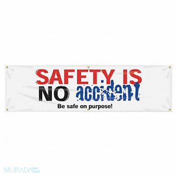 ACCUFORM Safety Banner 28in x 96in Poly Sheeting, 31A716