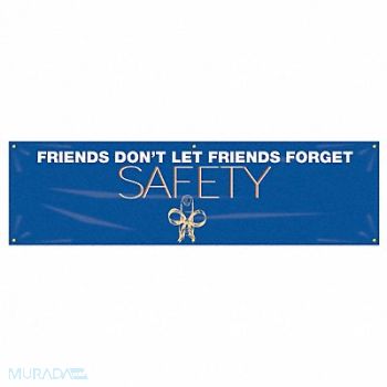ACCUFORM Safety Banner 28in x 96in Poly Sheeting, 31A717