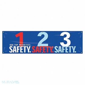 ACCUFORM Safety Banner 28in x 96in Poly Sheeting, 31A718