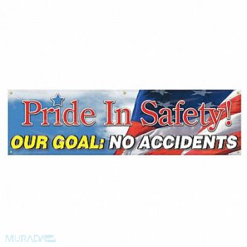 ACCUFORM Safety Banner 28in x 96in Poly Sheeting, 31A723
