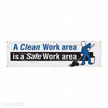 ACCUFORM Safety Banner 28in x 96in Poly Sheeting, 31A726