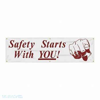 ACCUFORM Safety Banner 28in x 96in Poly Sheeting, 31A727