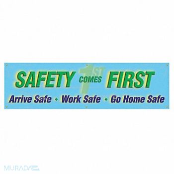 ACCUFORM Safety Banner 28in x 96in Poly Sheeting, 31A731