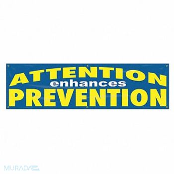 ACCUFORM Safety Banner 28in x 96in Poly Sheeting, 31A737