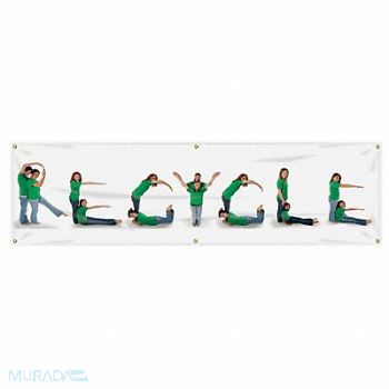 ACCUFORM Safety Banner 28in x 96in Poly Sheeting, 31A738