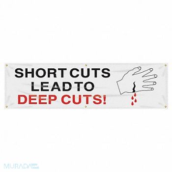 ACCUFORM Safety Banner 28in x 96in Poly Sheeting, 31A746