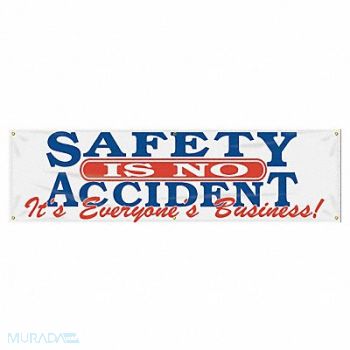ACCUFORM Safety Banner 28in x 96in Poly Sheeting, 31A748
