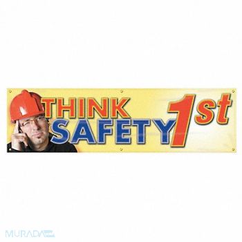 ACCUFORM Safety Banner 28in x 96in Poly Sheeting, 31A753