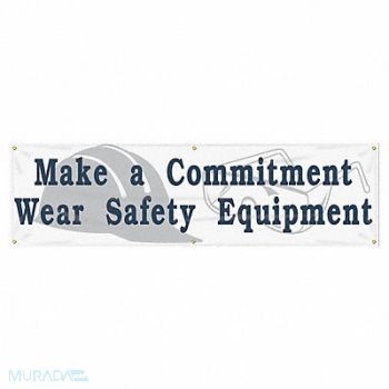 ACCUFORM Safety Banner 28in x 96in Poly Sheeting, 31A761