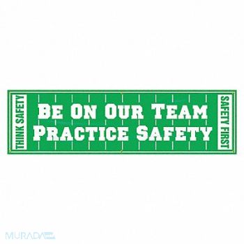 ACCUFORM Safety Banner 28in x 96in Poly Sheeting, 31A769