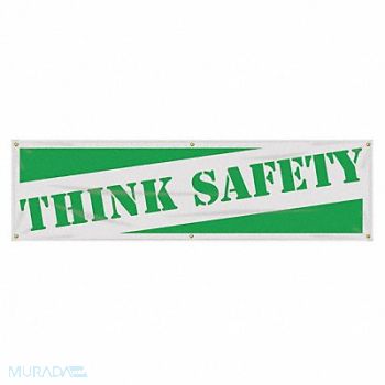 ACCUFORM Safety Banner 28in x 96in Poly Sheeting, 31A770