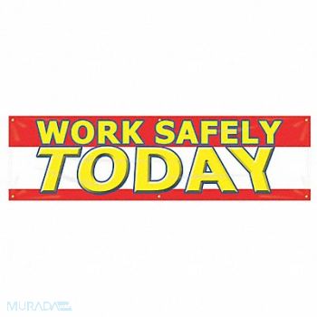 ACCUFORM Safety Banner 28in x 96in Poly Sheeting, 31A774