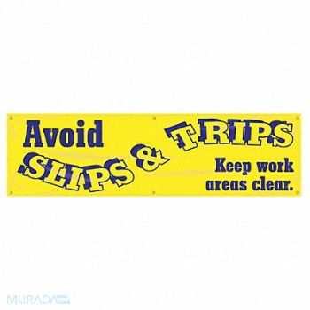 ACCUFORM Safety Banner 28in x 96in Poly Sheeting, 31A775