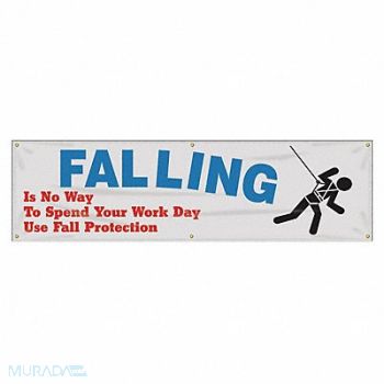 ACCUFORM Safety Banner 28in x 96in Poly Sheeting, 31A776