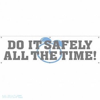 ACCUFORM Safety Banner 28in x 96in Poly Sheeting, 31A777