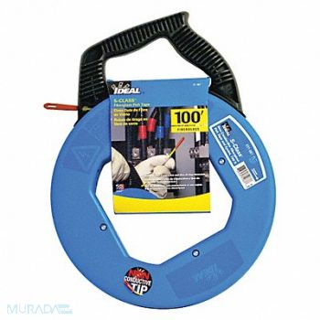 IDEAL Fish Tape 3/16 In x 100 ft Fiberglass, 31AD40