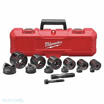 MILWAUKEE Knockout Set 14 10 ga. Steel, 31AD92