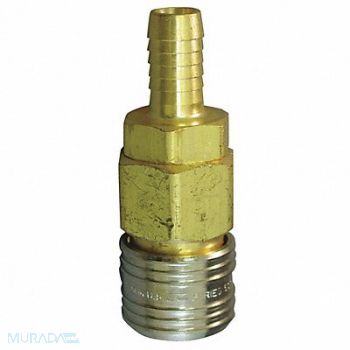 EATON HANSEN Quick Connect Socket 1/4 Body 1/4 Barb, 31C975