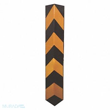 GRAINGER APPROVED Corner Guard Black/Yellow, 31CA24