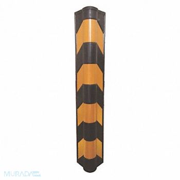 GRAINGER APPROVED Rounded Corner Guard Black/Yellow, 31CA25