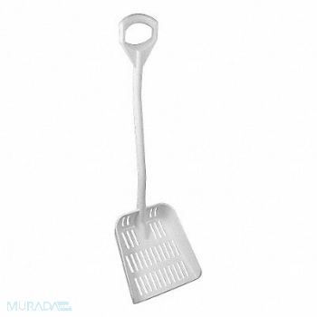 VIKAN Ergonomic Shovel 45In 1-Piece White, 31CF42