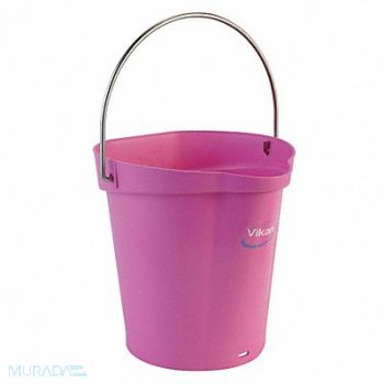 VIKAN H8704 Hygienic Bucket 1 1/2 gal Pink, 31CF43