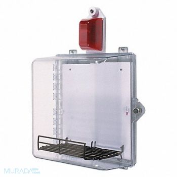 SAFETY TECHNOLOGY INTERNATIONAL Protective Cabinet 16-1/4in Siren/Strobe, 31CL70
